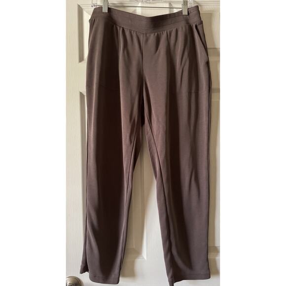 J Jill Pure Jill Joggers Pull Gray/Purple On Stretch Pants Size M - Picture 1 of 9